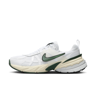 Nike white and green best sale